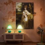 Lady Bampfylde - Georgian Noblewoman by Joshua Reynolds canvas wall art - Image 6