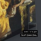 Lady in Yellow by Richard Edward Miller - Candlelit Scene with Mirror canvas wall art - Image 8