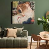 Lady Lilith by Dante Gabriel Rossetti and Henry Treffry Dunn — room mockup view 15