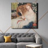 Lady Lilith by Dante Gabriel Rossetti and Henry Treffry Dunn — room mockup view 21
