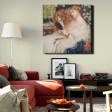 Lady Lilith by Dante Gabriel Rossetti and Henry Treffry Dunn — room mockup view 22