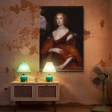 Lady Mary Killigrew - Noble Baroque Portrait by Anthony Van Dyck canvas wall art - Image 6