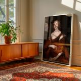 Lady Mary Killigrew - Noble Baroque Portrait by Anthony Van Dyck canvas wall art - Image 7