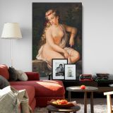 Lady of the Lake - Romantic Classical Nude Inspired by Scott's Poem canvas wall art