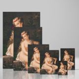 Lady of the Lake - Romantic Classical Nude Inspired by Scott's Poem canvas wall art - Image 4