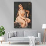 Lady of the Lake - Romantic Classical Nude Inspired by Scott's Poem canvas wall art - Image 5