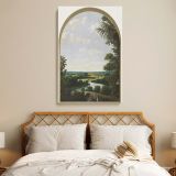 Landscape in Brazil 1652 - Tropical Scene by Frans Post as Colonial Canvas Print