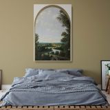 Landscape in Brazil 1652 - Tropical Scene by Frans Post as Colonial Canvas Print - Image 5