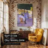 Les Orangers by Gustave Caillebotte - Summer Garden with Trees and Chairs canvas wall art - Image 3