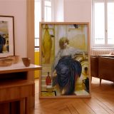 Lieder Ohne Worte - Classical Portrait of Woman by Frederic Leighton Canvas Art - Image 8