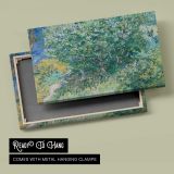 Lilac Bush by Vincent Van Gogh - canvas rear frame and hanging hardware