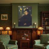 Mademoiselle Malot Seated by Edgar Degas - Yellow Blooms with Shadow Tones canvas wall art - Image 4