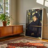 Mademoiselle Malot Seated by Edgar Degas - Yellow Blooms with Shadow Tones canvas wall art - Image 6