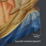 Madonna of Humility - Sacred Virgin with Christ Child Scene By Fra Angelico canvas wall art - Image 3