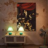 Madonna of the Rosary - Virgin Mary with Saints by Caravaggio canvas wall art - Image 5