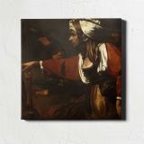 Maidservant from The Denial of Saint Peter — room mockup view 1