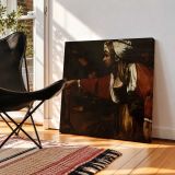 Maidservant from The Denial of Saint Peter — room mockup view 2