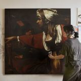 Maidservant from The Denial of Saint Peter — room mockup view 3