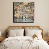 Malcesine am Gardasee (1913) famous painting Gustav Klimt — room mockup view 17