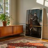 Margarita of Austria Equestrian - Velazquez Spanish Queen on Horseback canvas wall art - Image 6