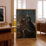 Margarita of Austria Equestrian - Velazquez Spanish Queen on Horseback canvas wall art - Image 7