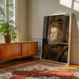 Maria Anna of Austria - Velazquez Classical Royal Lady with Pearl Headdress canvas wall art - Image 6