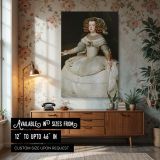 Maria Theresa of Spain - Velazquez Princess in Gilded Gown canvas wall art