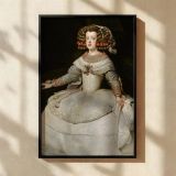 Maria Theresa of Spain - Velazquez Princess in Gilded Gown canvas wall art - Image 2