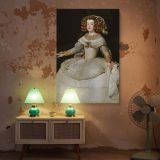 Maria Theresa of Spain - Velazquez Princess in Gilded Gown canvas wall art - Image 5