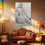 Marilyn in Sheer Gown - Soft Glamour Vintage Print - Image 4