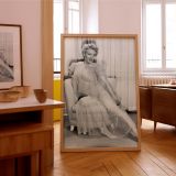 Marilyn in Sheer Gown - Soft Glamour Vintage Print - Image 8