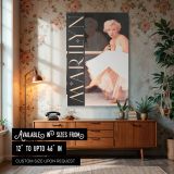 Marilyn Monroe Ballerina Pose - Retro Elegance in Motion canvas wall art