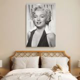Marilyn Monroe Elegant Portrait - Retro Style Canvas Wall Art Print - Image 3