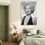 Marilyn Monroe Elegant Portrait - Retro Style Canvas Wall Art Print - Image 6