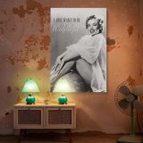 Marilyn Monroe Globe Quote - "I Just Want to Be Wonderful" Poster - Image 6