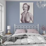 Marilyn Monroe Halter Dress Portrait - Retro Canvas of 1950s Hollywood Icon - Image 4