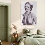 Marilyn Monroe Halter Dress Portrait - Retro Canvas of 1950s Hollywood Icon - Image 6