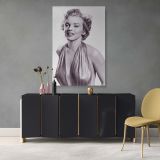 Marilyn Monroe Halter Dress Portrait - Retro Canvas of 1950s Hollywood Icon - Image 7