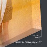 Marilyn Monroe in Beige Draped Dress - Elegant Fashion Portrait Canvas - Image 9