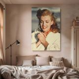 Marilyn Monroe in Bikini - Iconic Actress Wall Canvas Gift for Her - Image 2