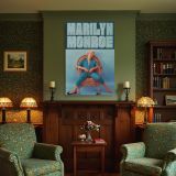 Marilyn Monroe in Blue Jumpsuit - Playful Vintage Look canvas wall art - Image 5