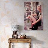 Marilyn Monroe in Lace Blouse - Vintage 1956 Glamour Wall Art Canvas