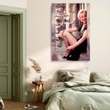 Marilyn Monroe in Lace Blouse - Vintage 1956 Glamour Wall Art Canvas - Image 6