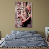 Marilyn Monroe in Lace Blouse - Vintage 1956 Glamour Wall Art Canvas - Image 8