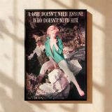 Marilyn Monroe in Pants and Blouse - Vintage Quote Scene Poster - Image 2