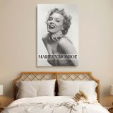 Marilyn Monroe in Pearl Necklace - Classic Vintage Glamour Wall Art - Image 3