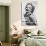 Marilyn Monroe in Pearl Necklace - Classic Vintage Glamour Wall Art - Image 6