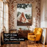 Marilyn Monroe in White Lace - Outdoor Vintage Glam Shot canvas wall art - Image 3