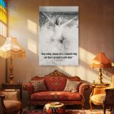 Marilyn Monroe Keep Smiling Quote - Inspiring Vintage Beach Print - Image 4