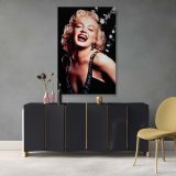Marilyn Monroe Laughing in Sequin Dress - Vintage Hollywood Glam Canvas - Image 7
